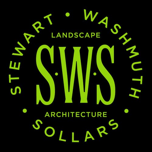 SWS Landscape Architecture (Stewart Washmuth Sollars) circular logo